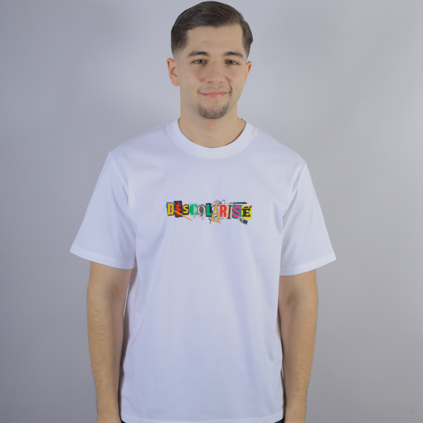 Tee-shirt Déscolarisé Blanc